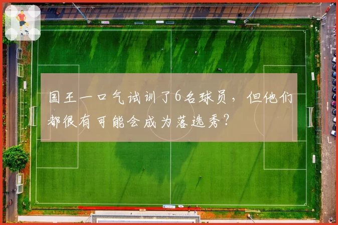 国王一口气试训了6名球员,但他们都很有可能会成为落选秀?